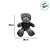 Urso de Pelúcia com Suéter Verde - 37cm - 1 unidade - Rizzo - Imagem 2