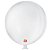 Balão de Festa Látex Gigante 3 pés - 91cm - Branco Polar - 1 unidade - São Roque - Rizzo - Imagem 1