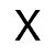 Transfer - Letra X - Preto - 1 unidade - Rizzo - Imagem 1