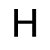 Transfer - Letra H - Preto - 1 unidade - Rizzo - Imagem 1