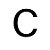 Transfer - Letra C - Preto - 1 unidade - Rizzo - Imagem 1