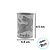 Tubo Lata com Visor Coelhinho 8,5x6,3cm - Ouro - 6 unidades - Rizzo Personalizado - Imagem 2