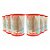 Tubo Lata com Visor Ovo de Páscoa 8,5x6,3cm - Vermelho - 6 unidades - Rizzo Personalizado - Imagem 1