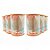 Tubo Lata com Visor Ovo de Páscoa 8,5x6,3cm - Cobre - 6 unidades - Rizzo Personalizado - Imagem 1