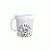 Caneca Acrílica Rosqueável Personalizada - Páscoa Flork - Branco - 1 unidade - Rizzo - Imagem 1