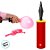 Inflador Ar Bomba Manual para Balão Profissional - Vermelho/Amarelo - 30cm - 1 unidade - São Roque - Rizzo - Imagem 3