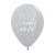 Balão de Látex Satin Decorado - Ano Novo (Cor: 481) - 11" 28cm  - 50 unidades - Sempertex - Rizzo - Imagem 1