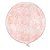 Balão Bubble Transparente com Glitter Rose - 11" 26cm - 1 unidade - Rizzo - Imagem 1