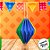 Balão de Festa Junina de Papel - 8,5cm - 1 unidade - Rizzo - Imagem 4