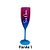 Taça de Champanhe c/ Nome - Azul e Pink Neon - 1 unidade - Rizzo Personalizado - Imagem 1