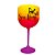Taça de Gin c/ Nome e Figura - Roxa, Pink e Amarelo - 1 unidade - Rizzo Personalizado - Imagem 2