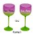 Taça de Gin Personalizado c/ Nome - Verde e Roxo - 1 unidade - Rizzo - Imagem 3