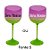 Taça de Gin Personalizado c/ Nome - Verde e Roxo - 1 unidade - Rizzo - Imagem 7