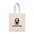 Sacola de Algodão Cru Personalizado Love Cat - 22cm x 33cm - 1 unidade - Rizzo - Imagem 1