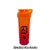 Garrafa Ice para Personalizar c/ Nome - Laranja e Pink Fosco  - 1 unidade - Rizzo Personalizado - Imagem 1