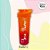 Garrafa Ice para Personalizar c/ Nome - Laranja e Pink Fosco  - 1 unidade - Rizzo Personalizado - Imagem 4