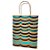 Sacola de Papel Kraft para Presente Ondulada Metalizada - Azul - 31x25x11cm - 1 unidade - Rizzo - Imagem 1
