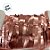 Cortina Decorativa Metalizada Rose Fosca 1x2m - 1 unidade - Rizzo - Imagem 3