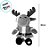 Enfeite Decorativo de Natal - Rena - Com Som e Movimento - 30cm - 1 unidade - Cromus - Rizzo - Imagem 2
