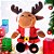 Enfeite Decorativo de Natal - Rena - Com Som e Movimento - 30cm - 1 unidade - Cromus - Rizzo - Imagem 3