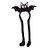 Tiara Asa de Morcego com Movimento - 53cm - 1 unidade - Cromus - Rizzo - Imagem 1