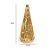 Árvore de Natal Dourada Lisa com LED - 23cm - 1 unidade - Cromus - Rizzo - Imagem 2