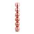 Bolas de Natal em Tubo - Rose Gold Fosco - 8cm - 6 unidades - Cromus - Rizzo - Imagem 1