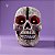 Enfeite Decorativo Halloween - Crânio com Luzes  - 1 unidade - Cromus - Rizzo - Imagem 1