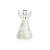 Enfeite de Natal - Anjo Vidro com LED - 17cm - 1 unidade - Cromus - Rizzo - Imagem 1