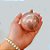 Bola de Natal em Tubo - Perolado Rose Gold - 7cm - 6 unidades - Cromus - Rizzo - Imagem 2