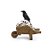 Enfeite Decorativo Halloween - Carriola Assombrada - 12cm - 1 unidade - Cromus - Rizzo - Imagem 1