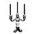 Enfeite Decorativo Halloween - Castiçal Sombrio - 27,5cm - 1 unidade - Cromus - Rizzo - Imagem 1