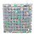 Painel Metalizado Shimmer Wall Branco FurtaCor - 30x30cm - 1 unidade - Rizzo - Imagem 3