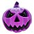 Enfeite de Halloween - Abóbora Roxa - 13x17cm - 1 unidade - Rizzo - Imagem 1