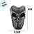Vela Decorativa Com Led Halloween - Crânio com Led - 6x4,5cm - 1 unidade - Rizzo - Imagem 2