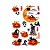Adesivo Decorativo de Halloween - Abóboras  - 1 unidade - Rizzo - Imagem 1