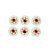 Enfeite Decorativo Halloween - Olhos Verdes - 6 unidades - Rizzo - Imagem 1
