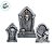 Enfeite Decorativo de Halloween - Kit Cemiterio Noites de Terror - 55x33,5x6cm - 1 unidade - Cromus  - Rizzo - Imagem 4
