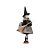 Enfeite Decorativo Halloween Bruxa Eva - Preta - 1 unidade - Cromus  - Rizzo - Imagem 1