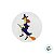 Enfeite Decorativo de Halloween - Fiorata com Aplique Bruxinha - 30cm  - 1 unidade - Girotoy - Rizzo - Imagem 3