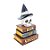 Enfeite Decorativo Halloween - Crânio Com Livros - 27,5cm - 1 unidade - Cromus - Rizzo - Imagem 2