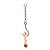 Enfeite Decorativo Halloween - Mão Com Gancho - 70cm - 1 unidade - Cromus - Rizzo - Imagem 2