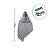 Enfeite Decorativo de Halloween Com Luz e Som - Caveira Orion - 1,53m  - 1 unidade - Cromus - Rizzo - Imagem 3