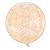 Balão Bubble Transparente com Glitter Laranja - 18" 45cm - 1 unidade - Rizzo - Imagem 1
