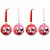 Bola de Natal Disney Original - Minnie - 8cm - 4 unidades - Cromus - Rizzo - Imagem 1