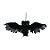 Enfeite Decorativo Halloween - Coruja de Salém - 20cm - Som, Luz e Movimento - 1 unidade - Cromus - Rizzo - Imagem 1