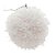 Bola de Natal Glitter - Branca - 10cm - 3 unidades - Rizzo - Imagem 3