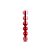 Bola de Natal em Tubo - Vermelho Perolado - 5cm - 6 unidades - Cromus - Rizzo - Imagem 1