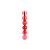 Bola de Natal em Tubo - Vermelho - 4cm - 6 unidades - Cromus - Rizzo - Imagem 1