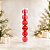 Bola de Natal em Tubo - Vermelho - 4cm - 6 unidades - Cromus - Rizzo - Imagem 1